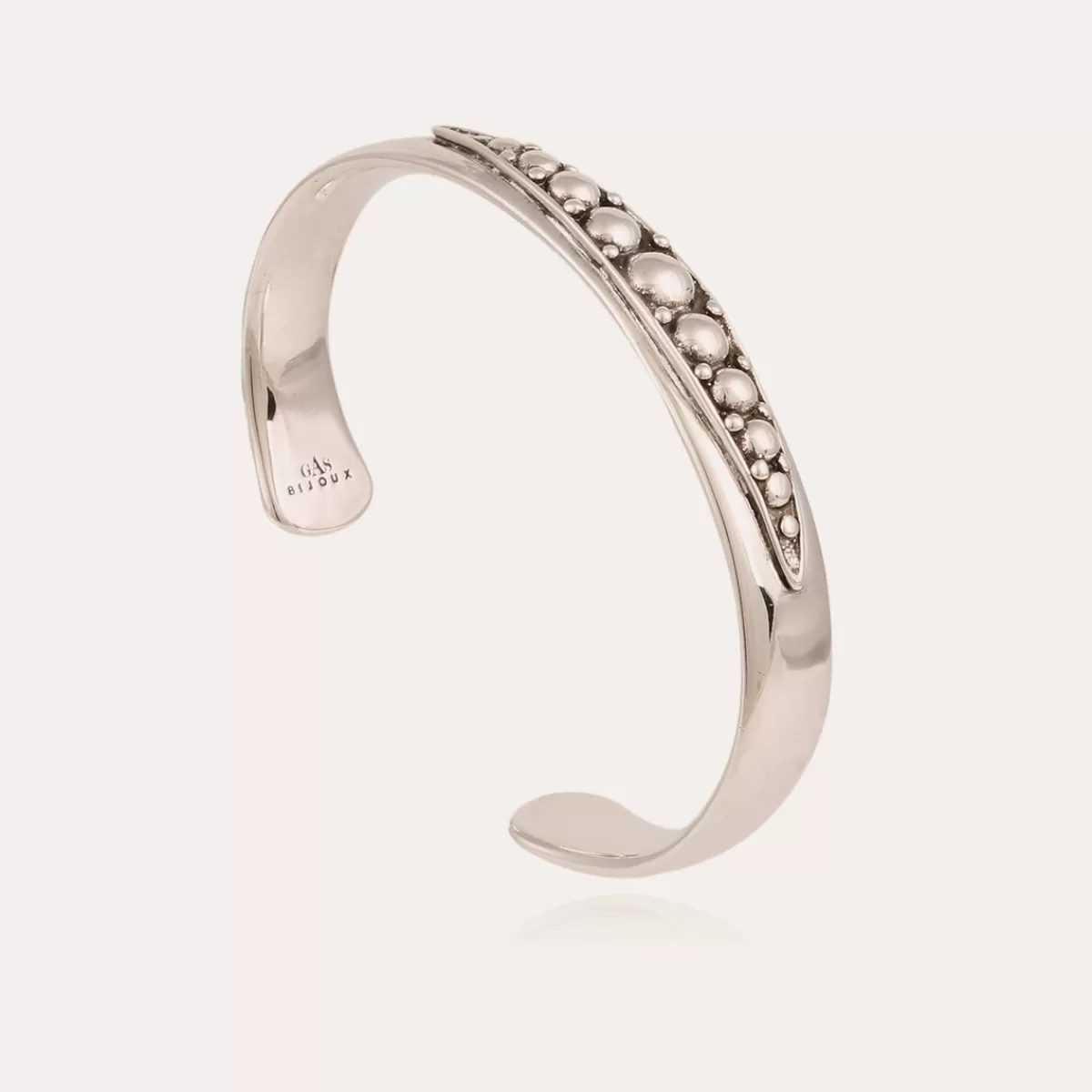 Gas Bijoux Bracelet Ziggy grand modèle argenté Discount