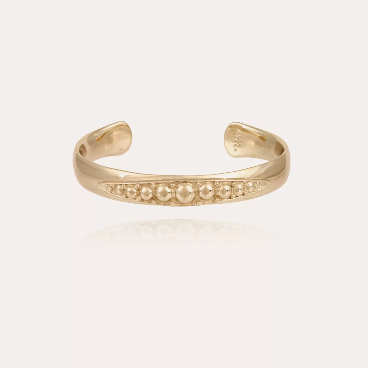 Gas Bijoux Bracelet Ziggy grand modèle doré Discount