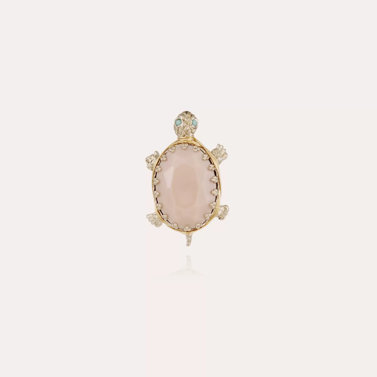 Gas Bijoux Broche Tortue dorée Cheap