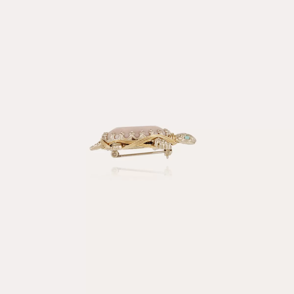 Gas Bijoux Broche Tortue dorée Cheap