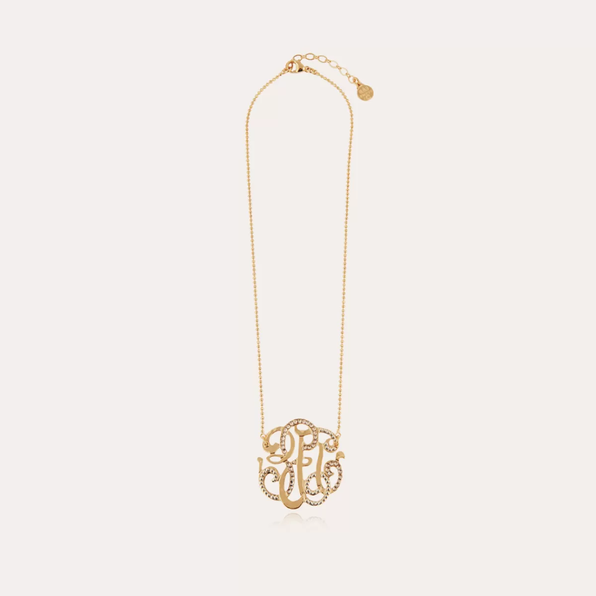 Gas Bijoux Collier Arabesque grand modèle doré Cheap