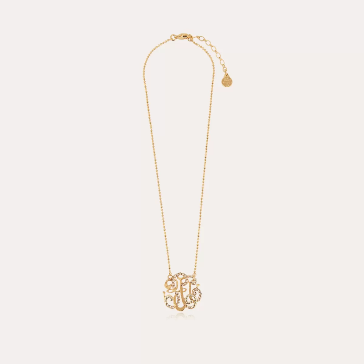 Gas Bijoux Collier Arabesque petit modèle doré Sale