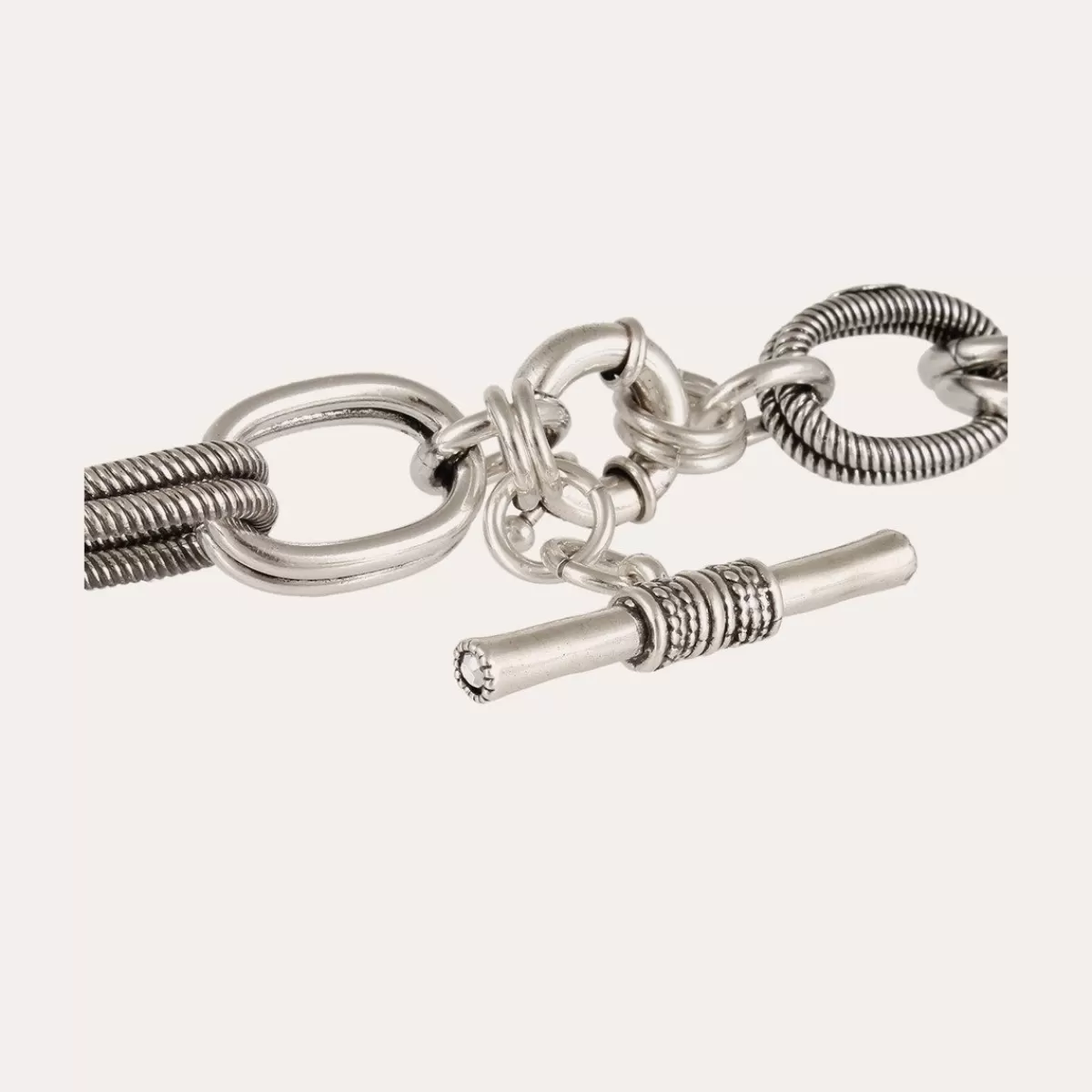 Gas Bijoux Collier Bell argenté Cristal Outlet