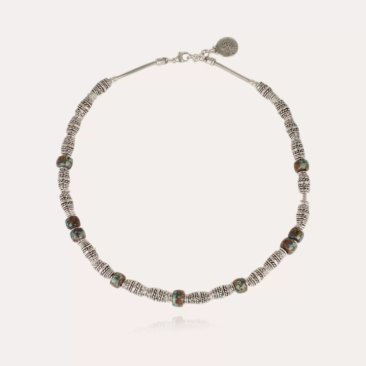 Gas Bijoux Collier Bob argenté Store