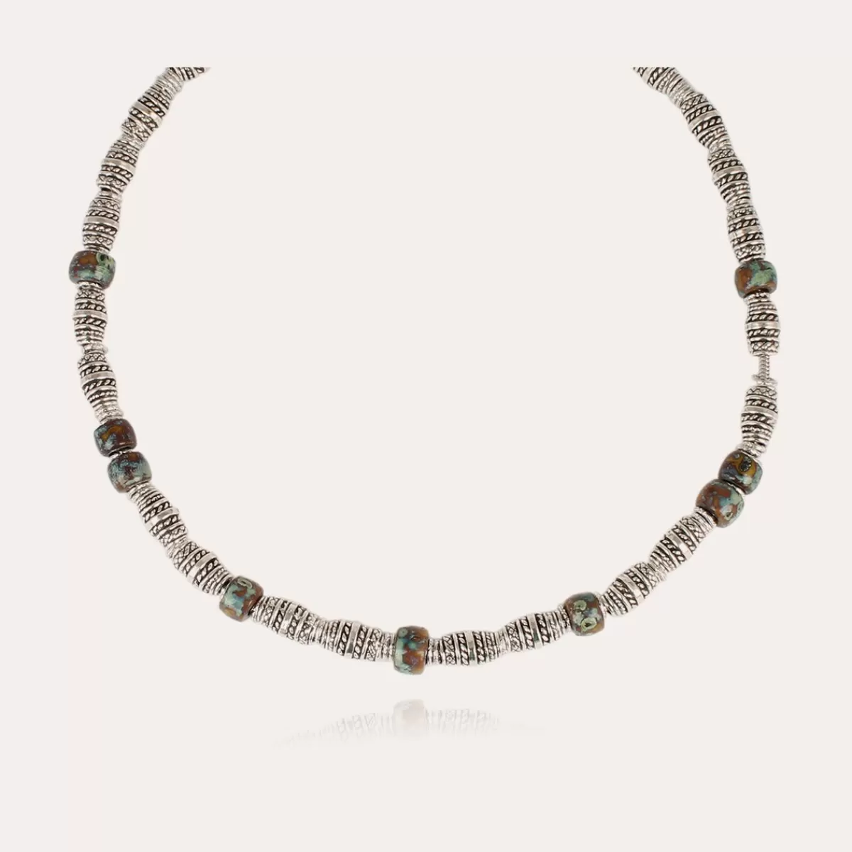 Gas Bijoux Collier Bob argenté Store