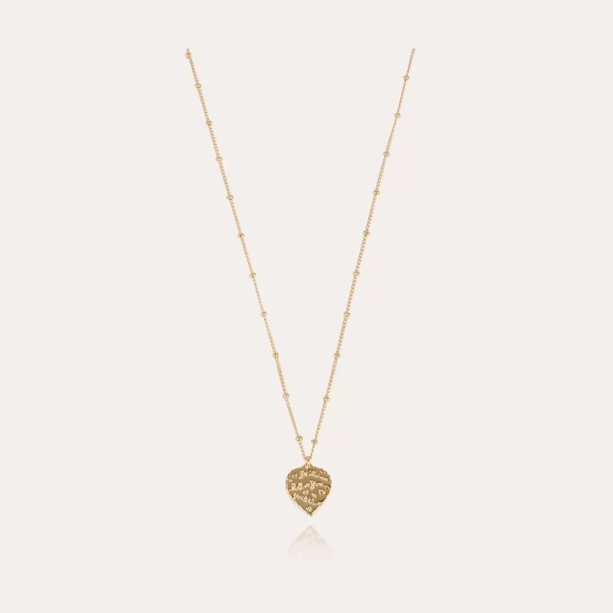 Gas Bijoux Collier Coeur Doré Discount