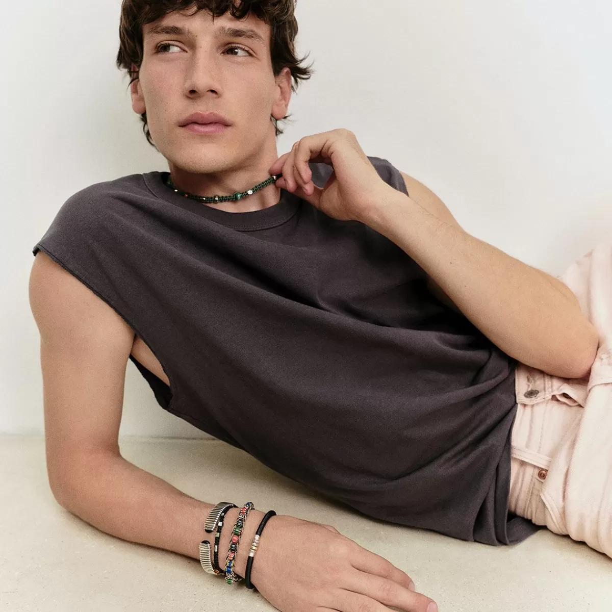 Gas Bijoux Collier Ewen argenté Cheap