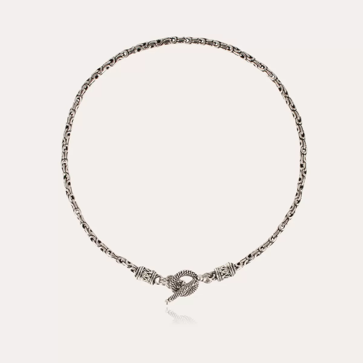 Gas Bijoux Collier Maglia argenté Cristal Discount