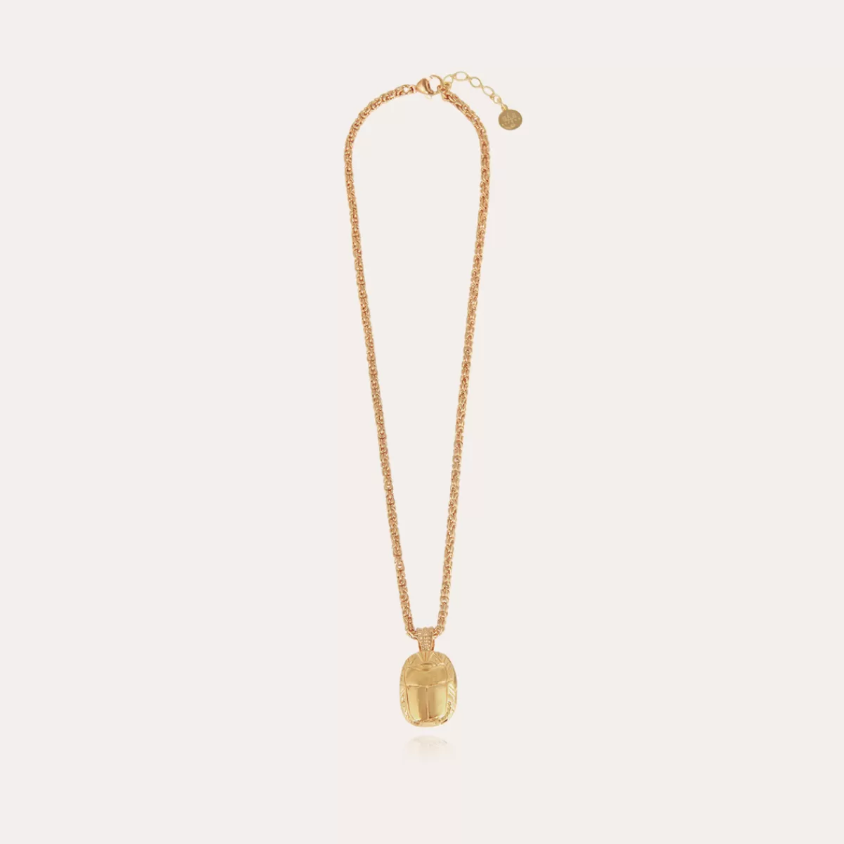 Gas Bijoux Collier Scarabée doré Shop