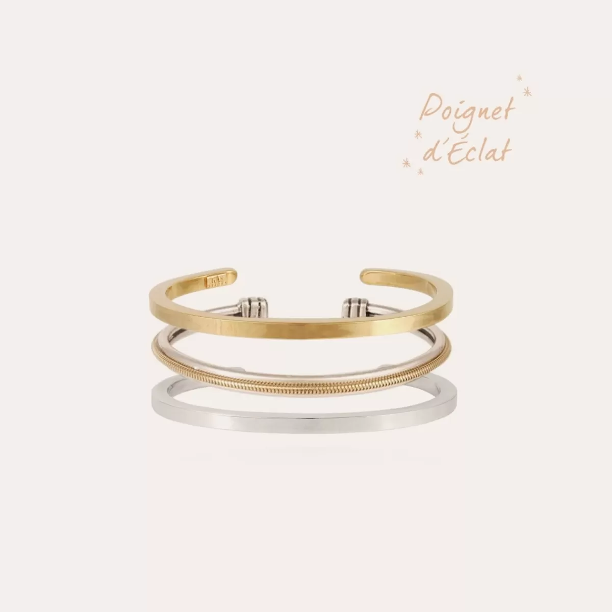 Gas Bijoux Poignet d'éclat Eliot & Bellagio Bicolore Hot