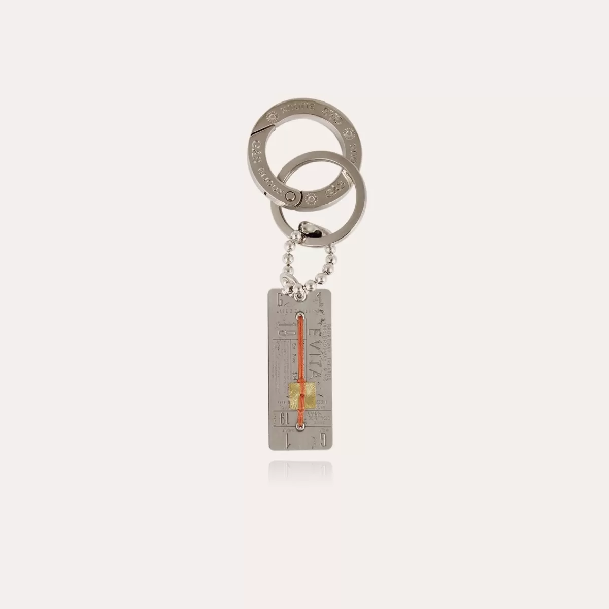 Gas Bijoux Porte-clés Evita argenté Flash Sale