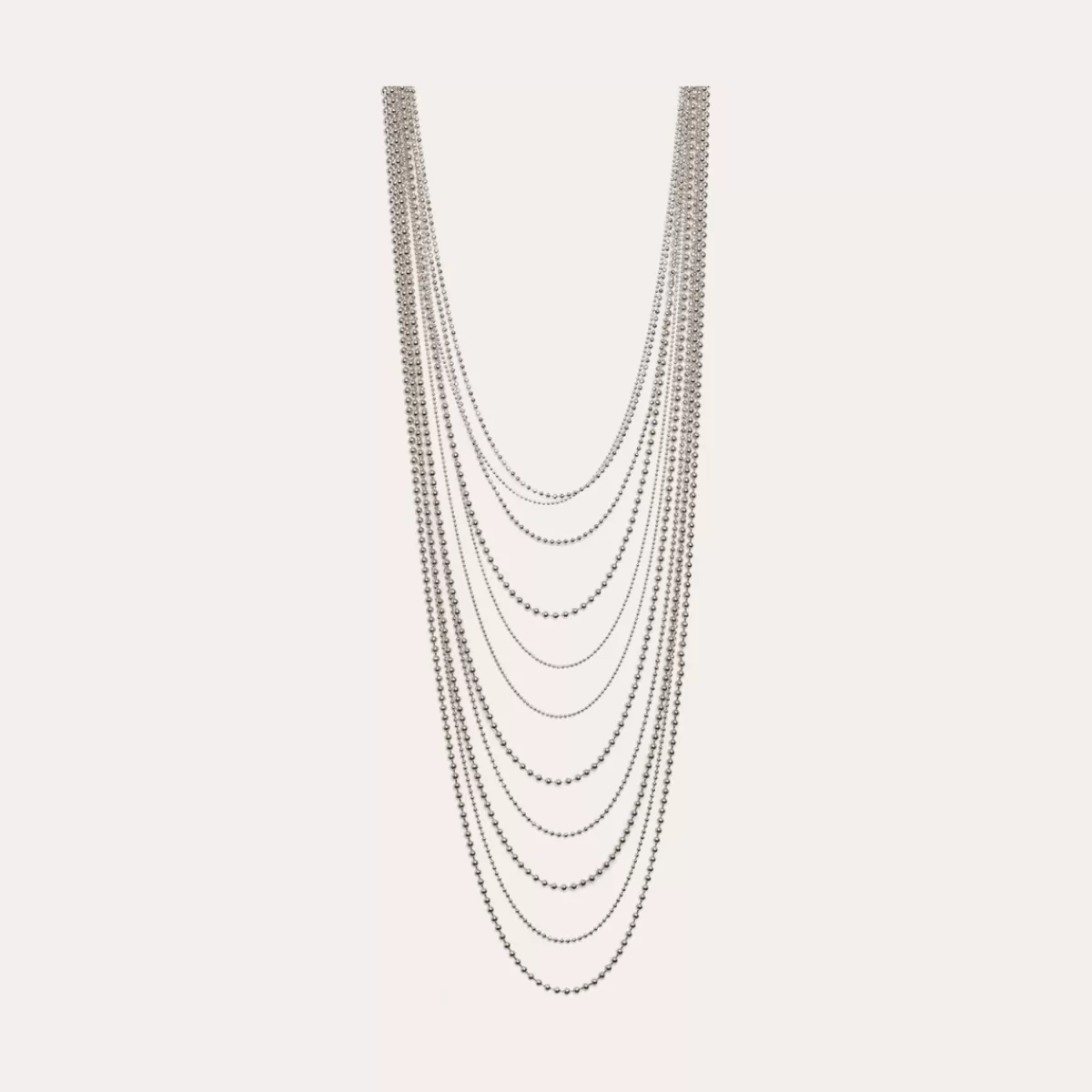 Gas Bijoux Sautoir Roméo argenté Flash Sale