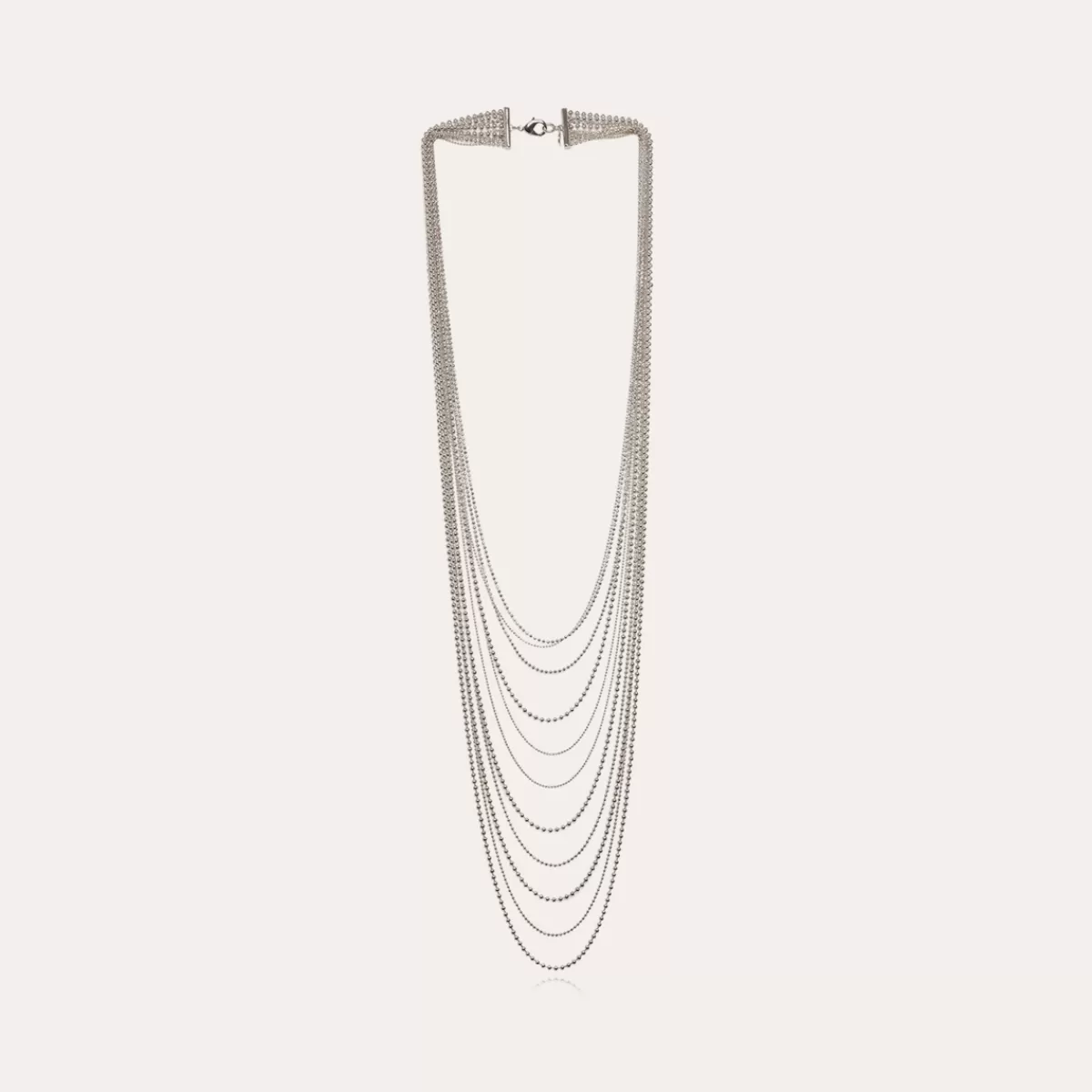 Gas Bijoux Sautoir Roméo argenté Flash Sale